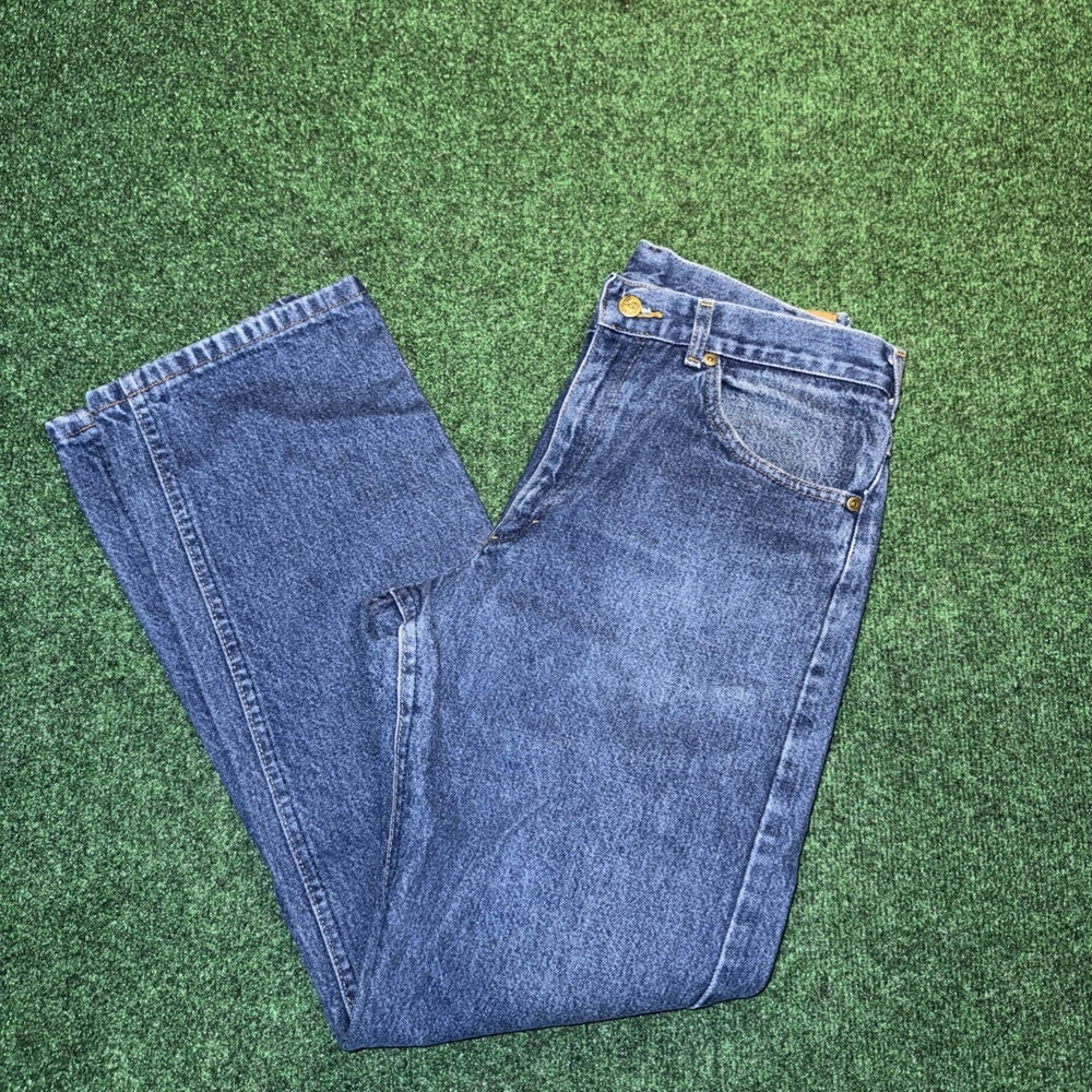 Men's Lee Straight Leg Blue Jeans Size 34x32 Z13 - Picture 5 of 5